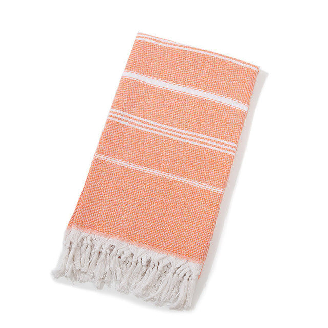 Turkish Tassel Beach Towels Quick Dry 100% Cotton 100X180cm