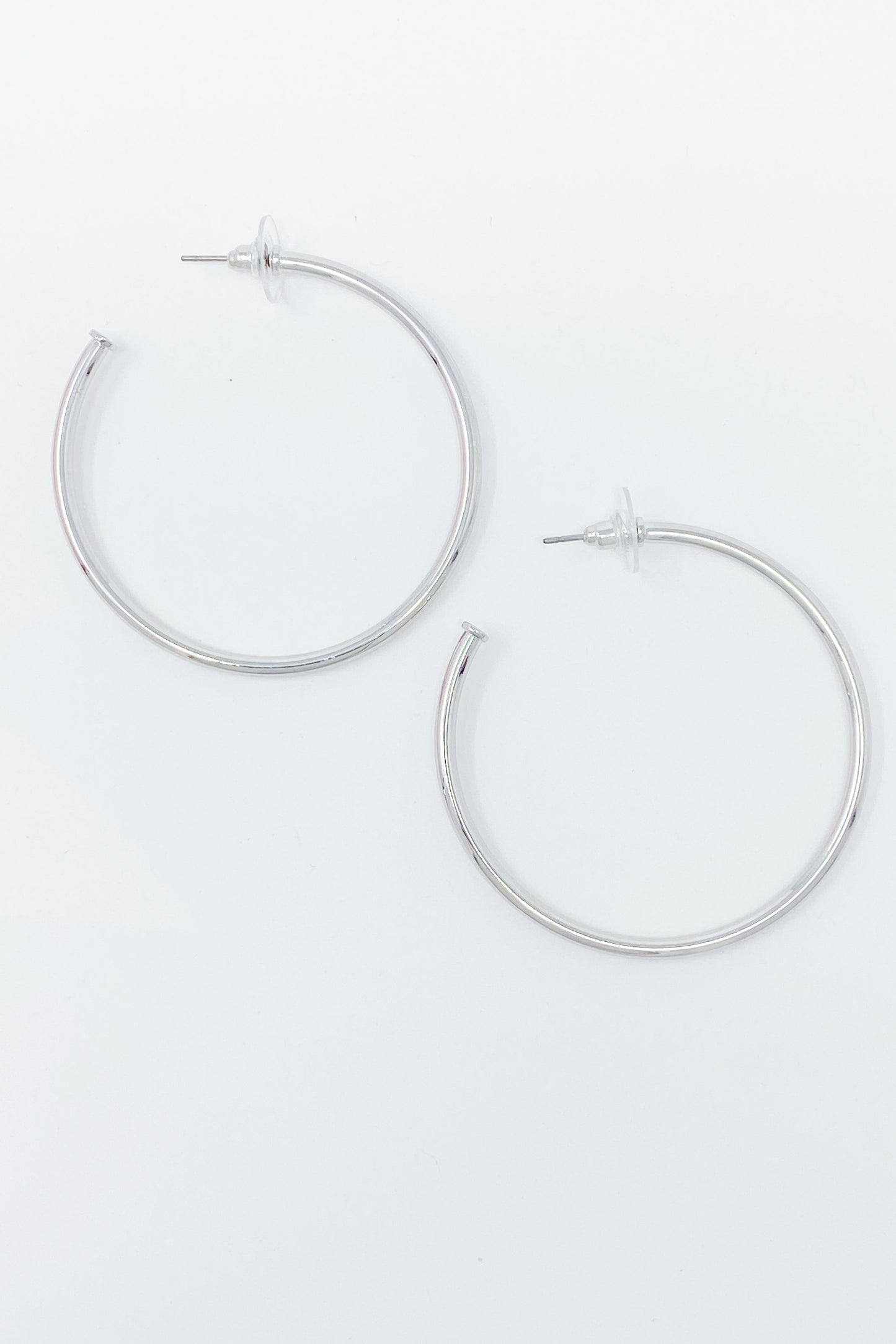 The Best Of Hoops Earrings, Brilliant Silver