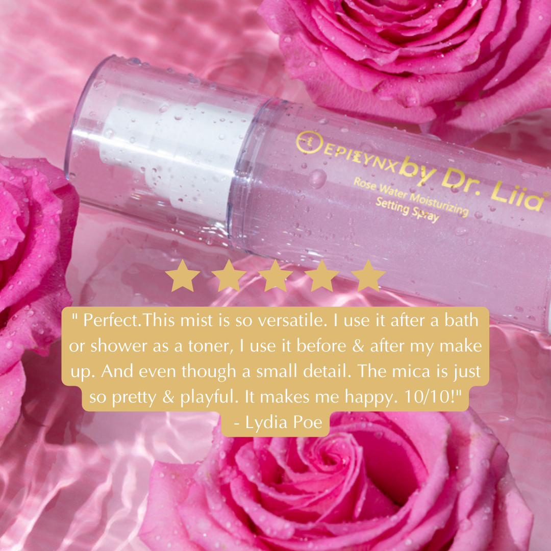 Rosewater Facial Toner - Hydrates, Tones and Minimizes Pores