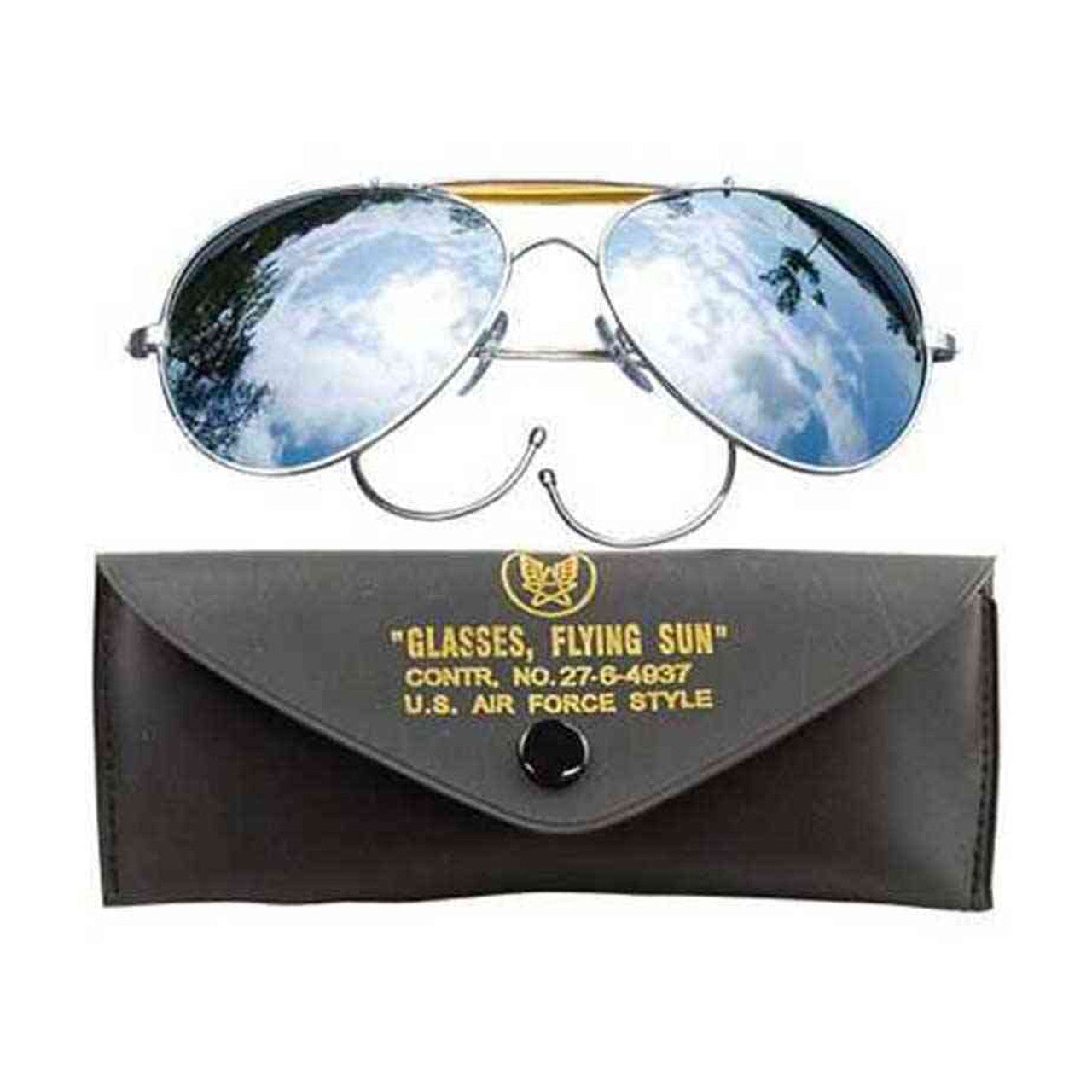 AIR FORCE Aviator Color Mirror Sunglasses