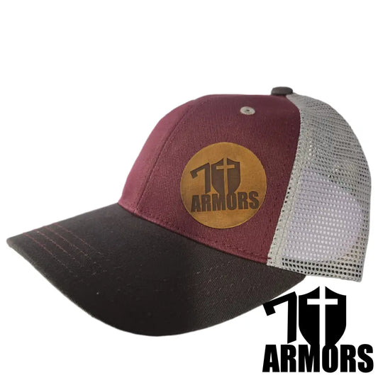 7 ARMORS SNAPBACK - MAROON/GRAY