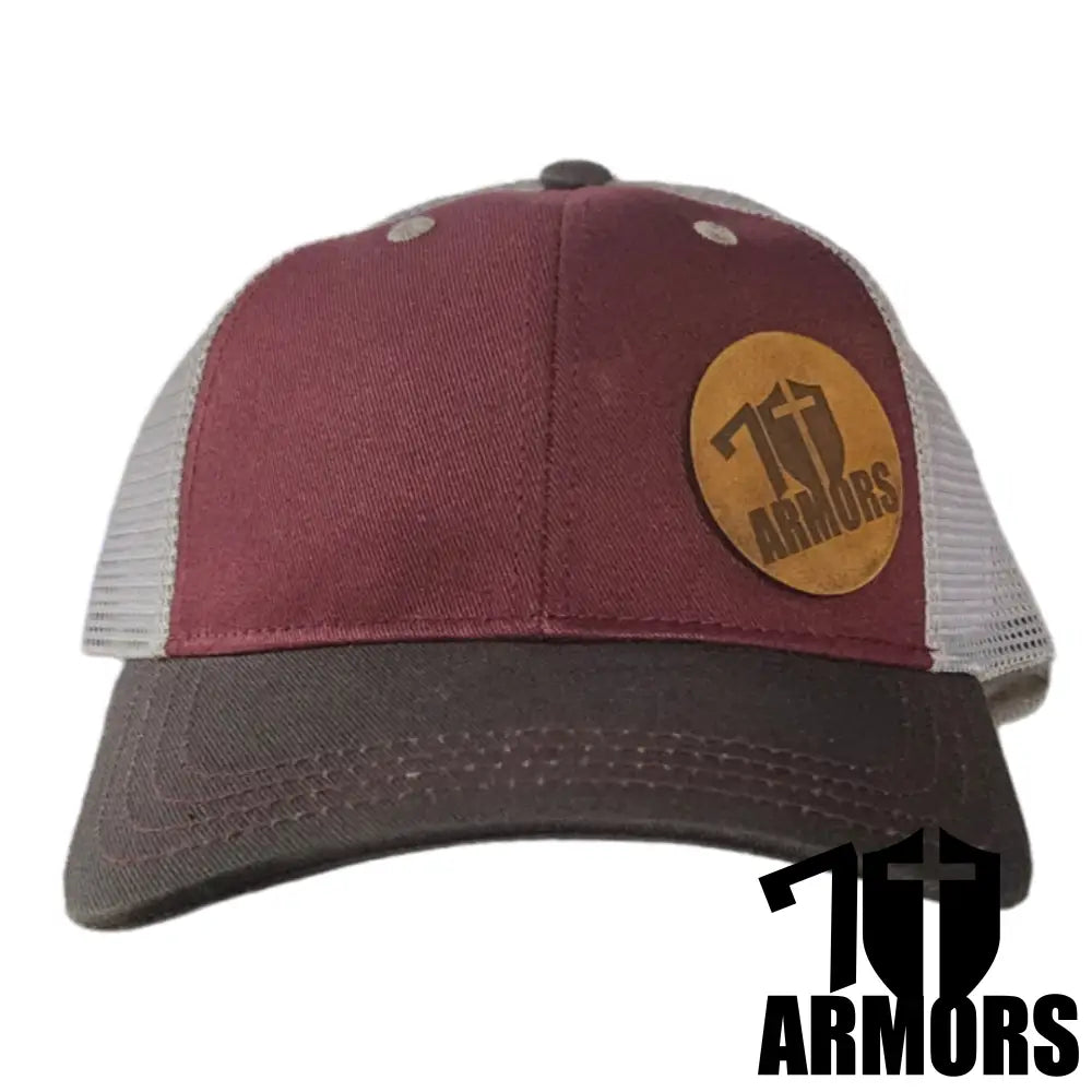 7 ARMORS SNAPBACK - MAROON/GRAY