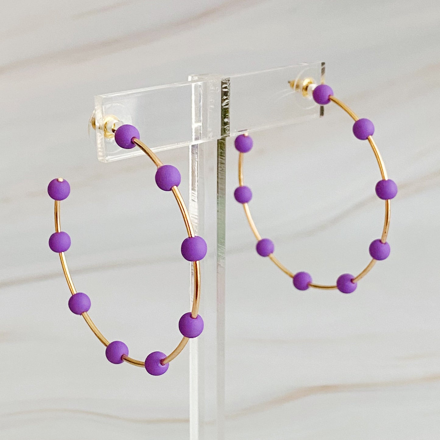 Games On Cloud Nine Hoop Earrings