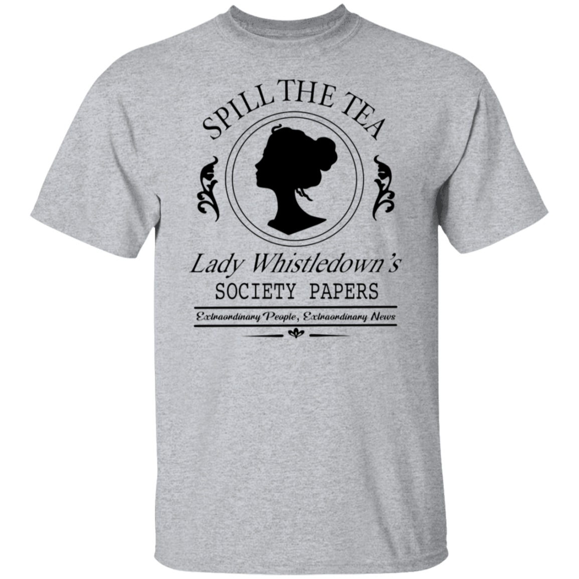 Spill The Tea Bridgerton Lover 5.3 oz. T-Shirt