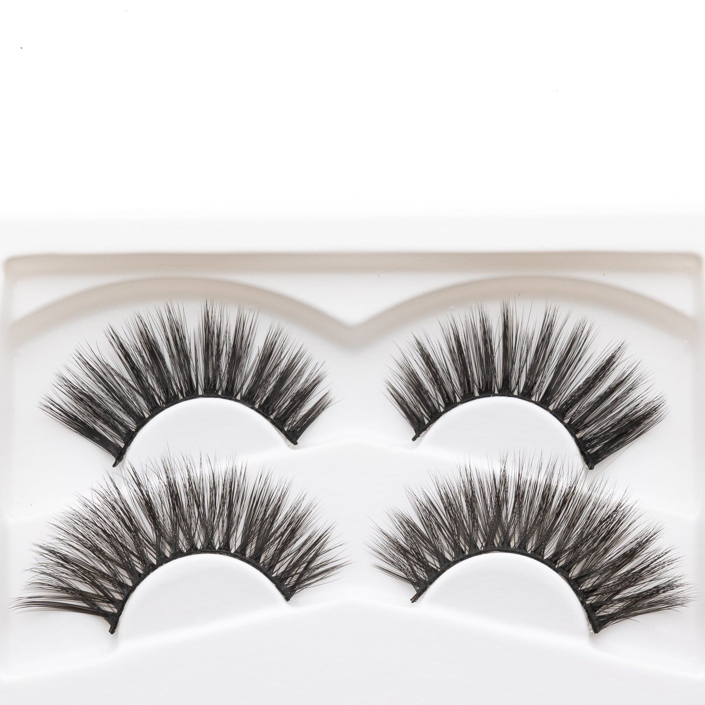 False Eyelashes - No Glue Black Eyeliner and Lashes Kit