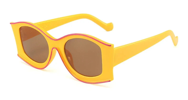 Colorful oversized  retro Sunglasses