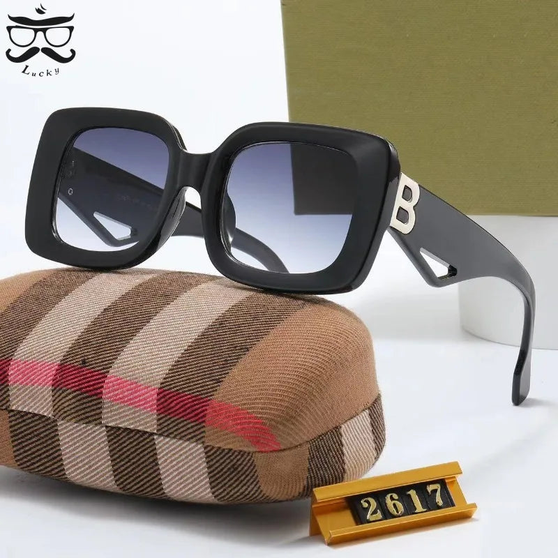 Luxury Retro Large Frame Sunglasses