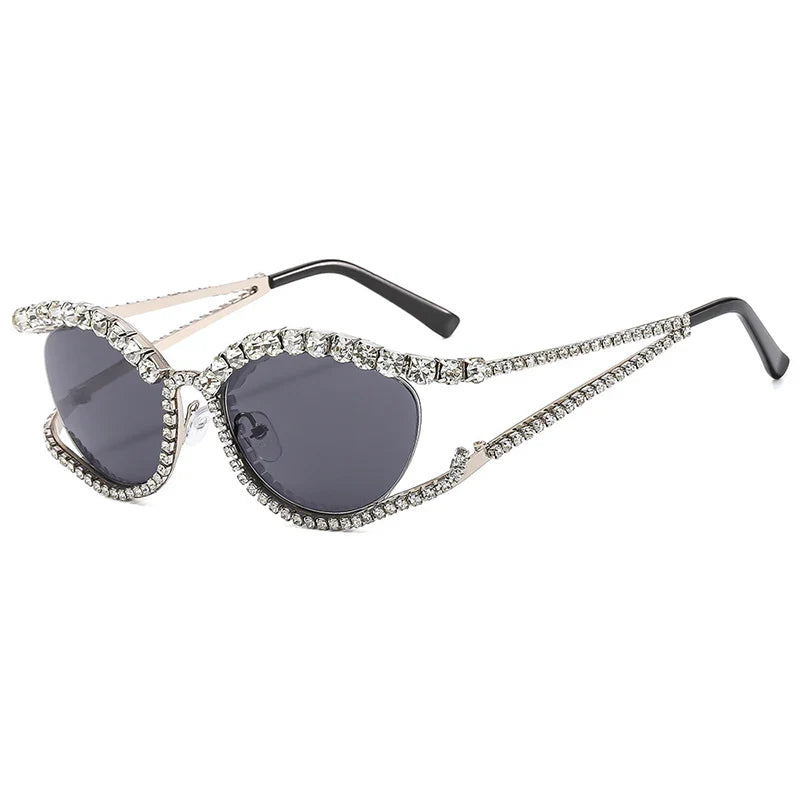 Designer Rhinestone Sunglasses