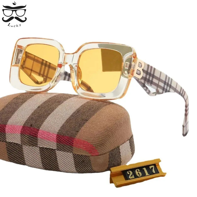 Luxury Retro Large Frame Sunglasses