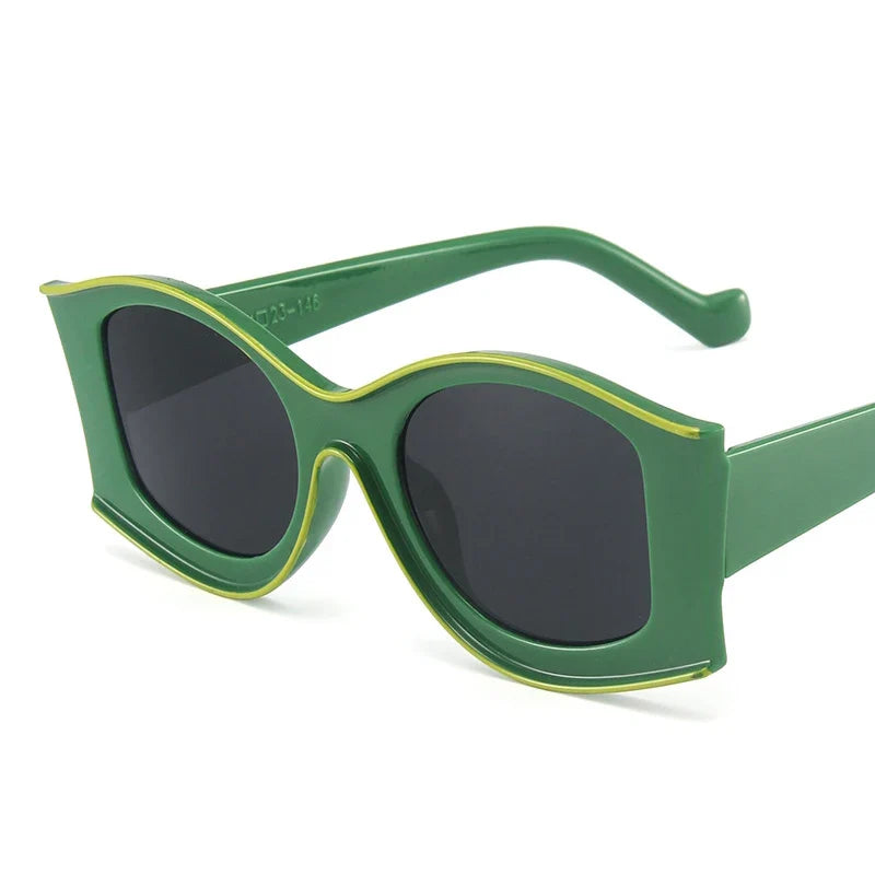 Colorful oversized  retro Sunglasses