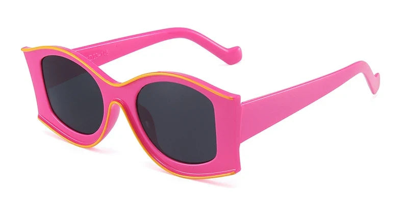 Colorful oversized  retro Sunglasses