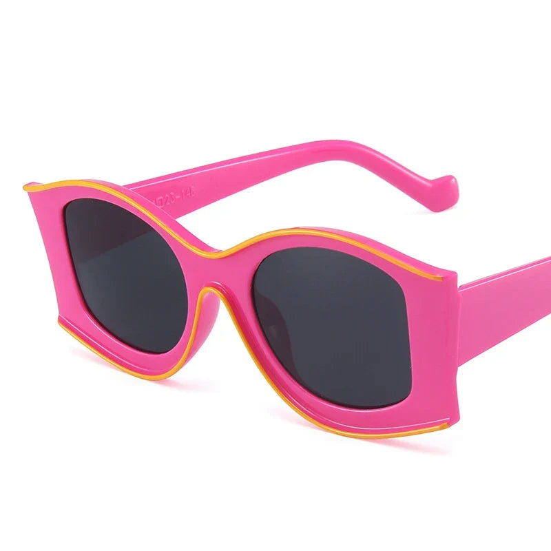 Colorful oversized  retro Sunglasses