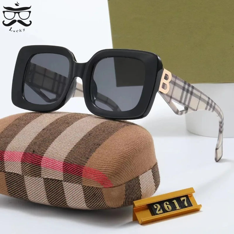 Luxury Retro Large Frame Sunglasses