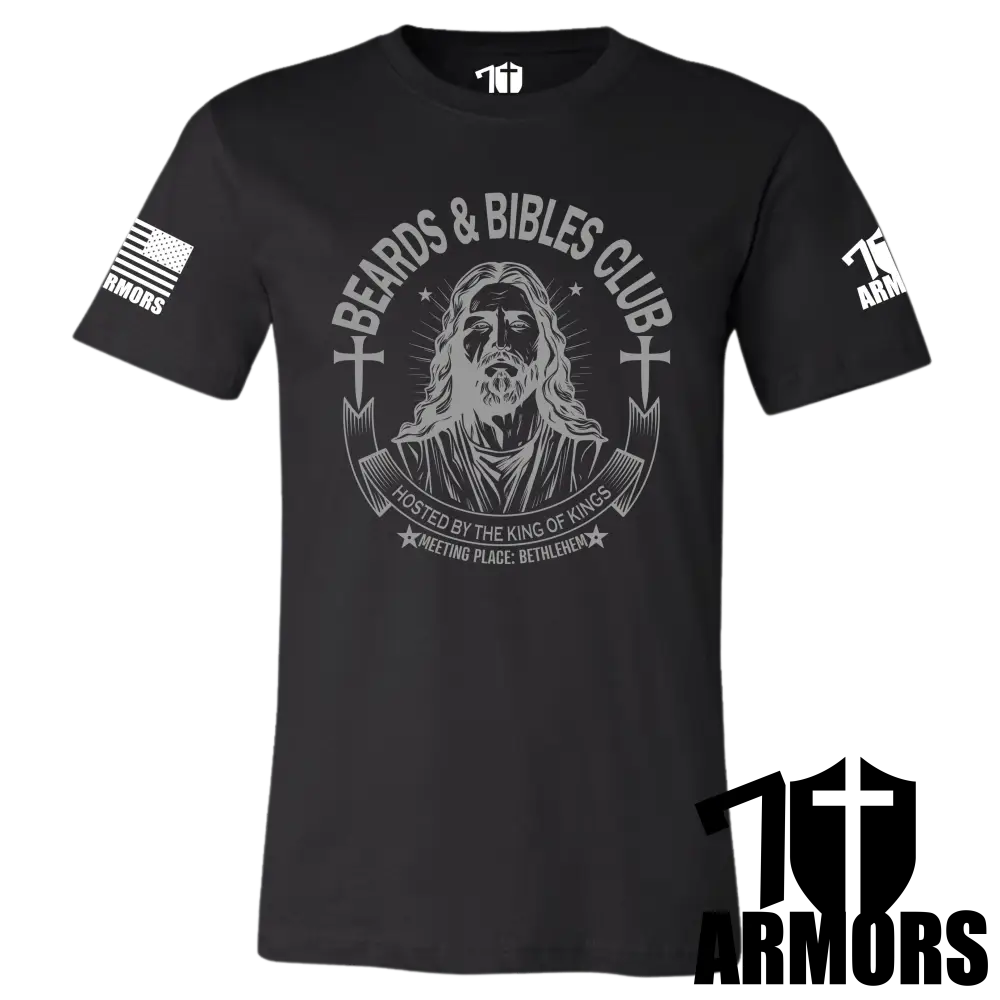 BEARDS AND BIBLES CLUB T-SHIRT