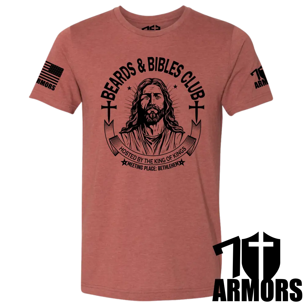 BEARDS AND BIBLES CLUB T-SHIRT