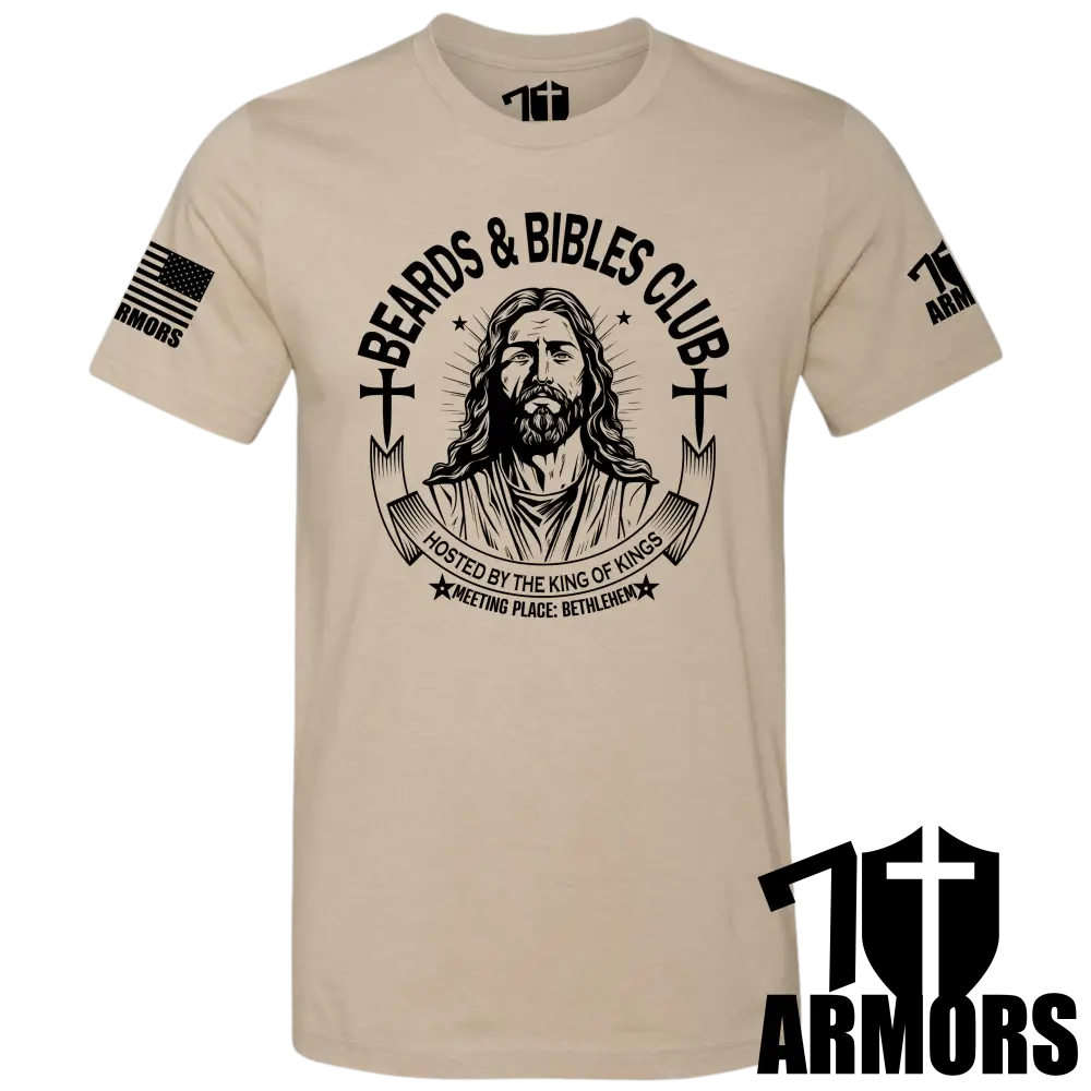 BEARDS AND BIBLES CLUB T-SHIRT