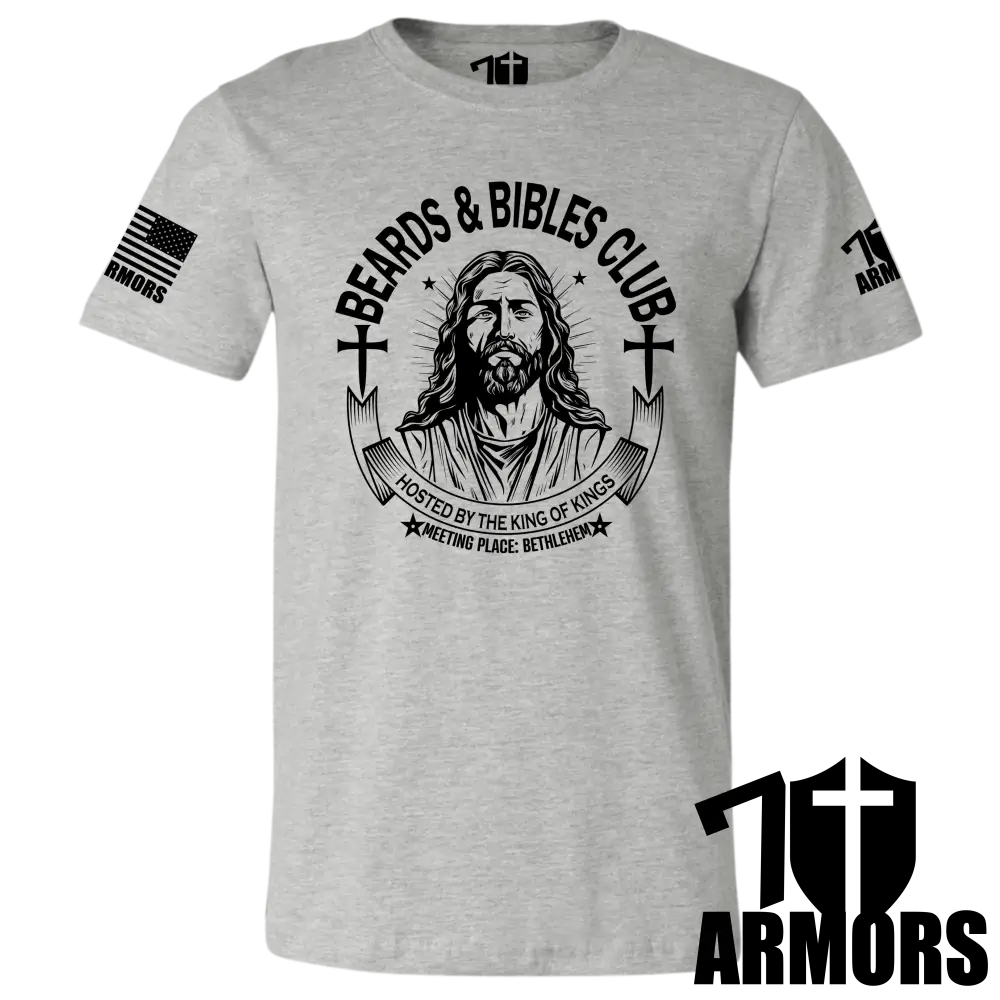 BEARDS AND BIBLES CLUB T-SHIRT