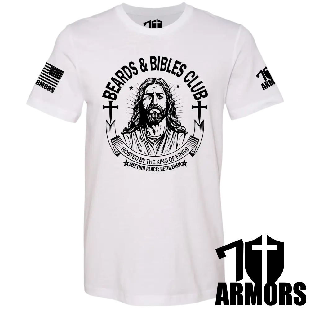 BEARDS AND BIBLES CLUB T-SHIRT