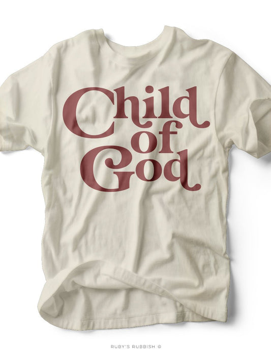 Child of God | Scripture T-Shirt | Ruby’s Rubbish®