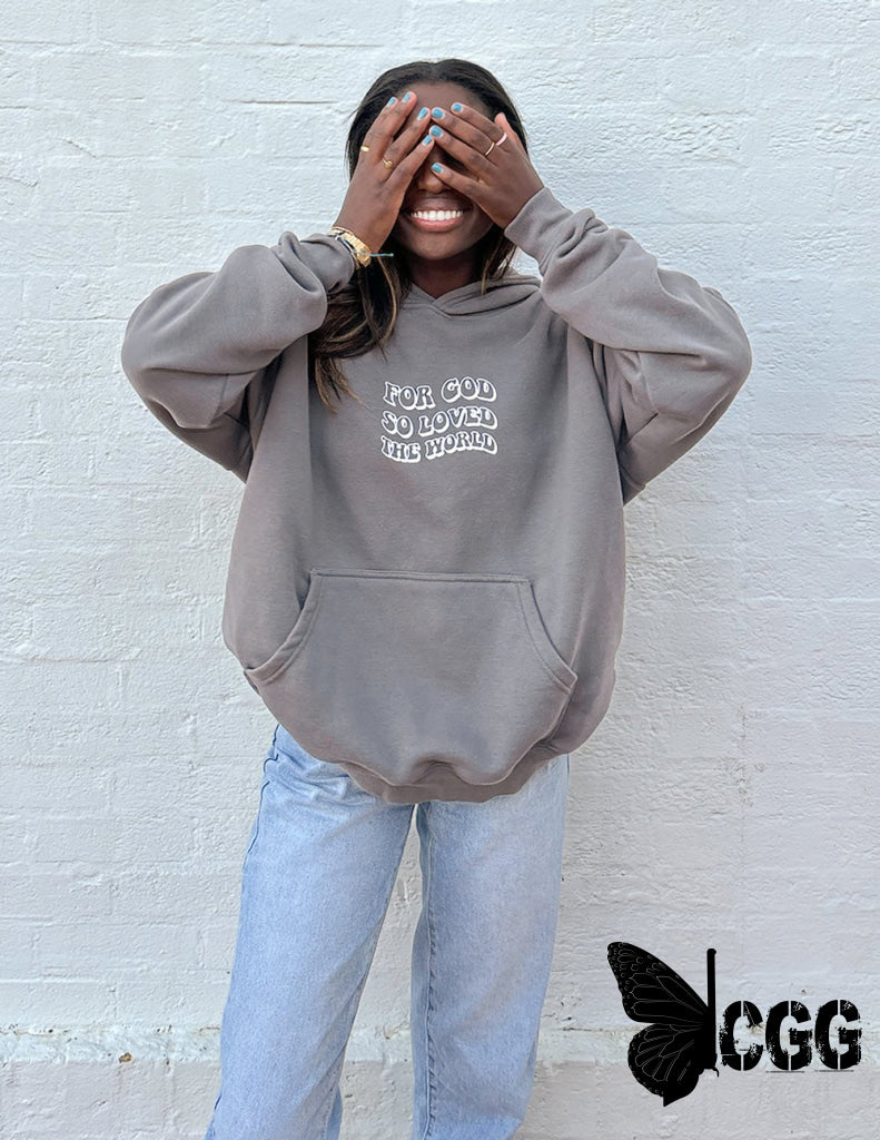 For God So Loved the World Grey Unisex Hoodie