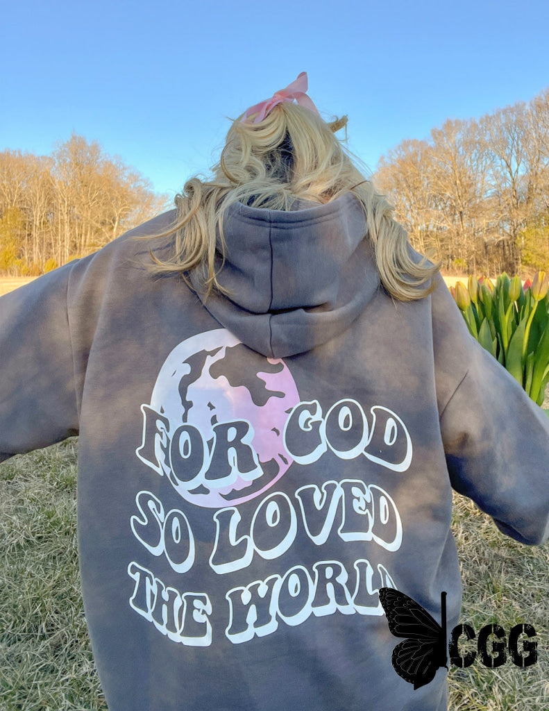 For God So Loved the World Grey Unisex Hoodie