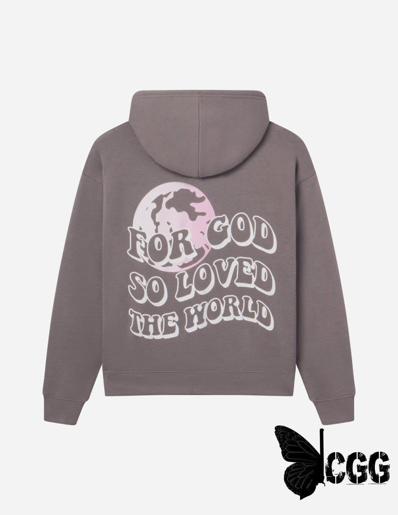 For God So Loved the World Grey Unisex Hoodie