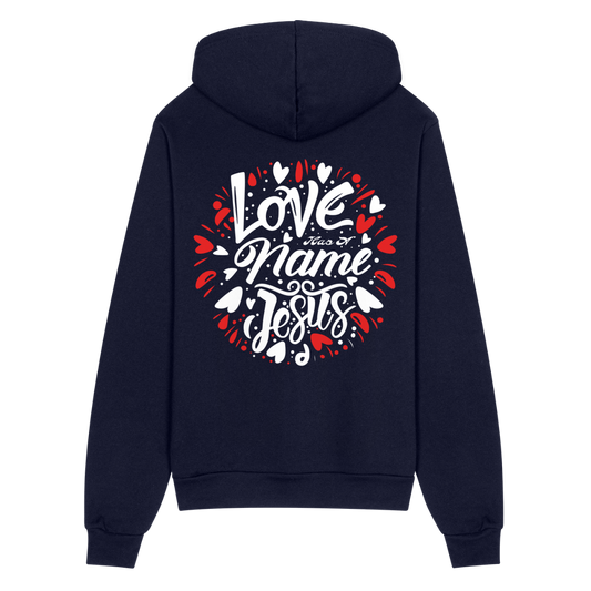 LOVE HAS A NAME Bella + Canvas Unisex Full Zip Hoodie