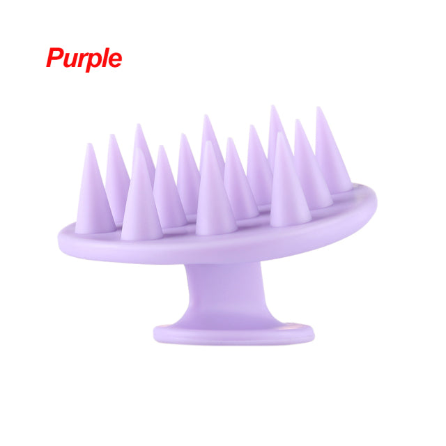 Silicone shampoo scalp hair massager