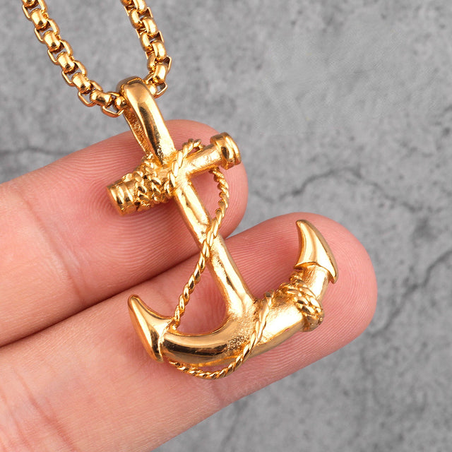 Midium Anchor Chain Necklace S-