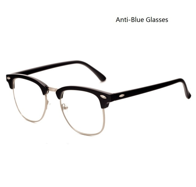 Classic Semi-Rimless Sunglasses Men 2022 Square Polarized Sun glasses UV400 Retro Eyewear