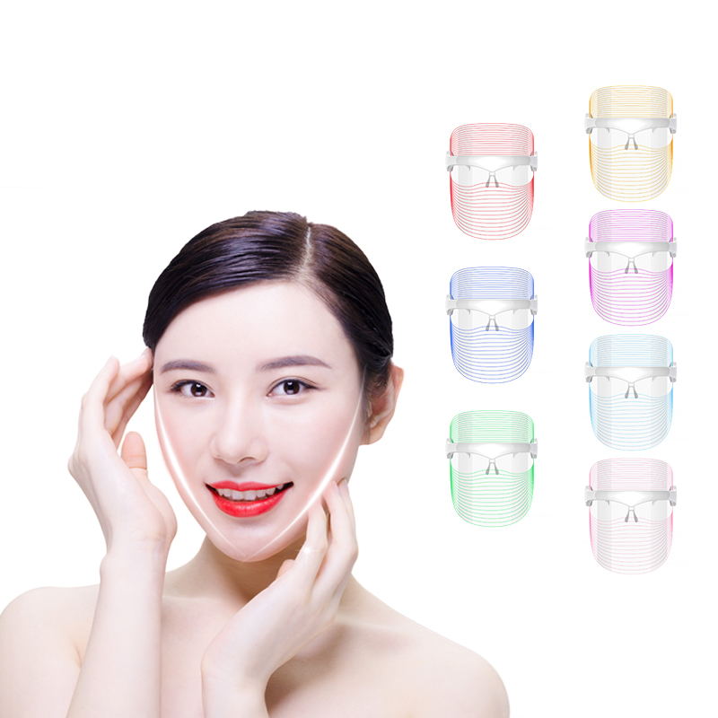 7 Color LED Light Therapy Face Mask