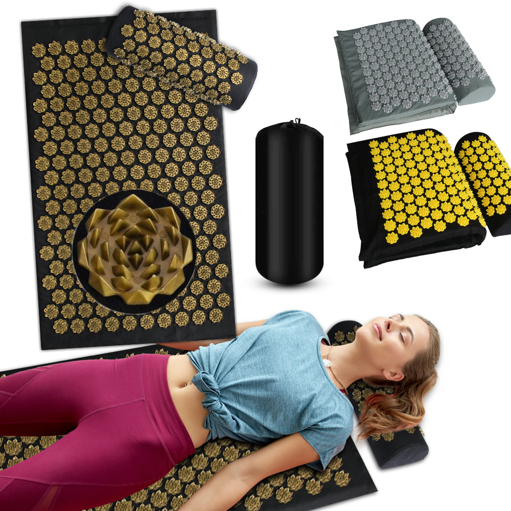 Acupressure Yoga Cushion Sensi Massage Body Mat With Needle Foot Massager Pillow Fitness Pilates